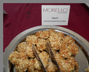 Morello Italian Bistro cookies - Greenwich Food + Wine Festival - photo by Luxury Experience