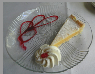 Cape Cod Central Railroad - Dessert Key Lime Pie - Hyannis, MA - photo by Luxury Experience