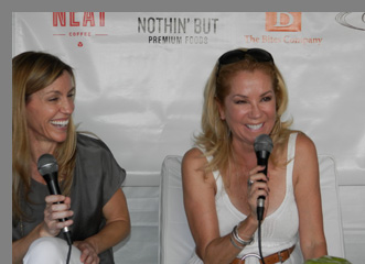 GIFFT Wines - Heidi Scheid and Kathy Lee Gifford- Greenwich Food + Wine Festival - photo by Luxury Experience 