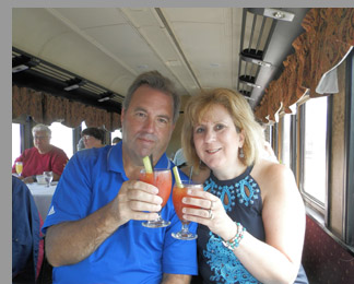 Cape Cod Central Railroad - Peter and Joanne Moskal - Hyannis, MA - photo by Luxury Experience