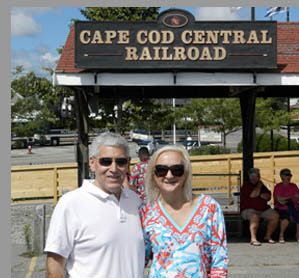 Edward Nesta & Debra Argen - Yankee Clipper Train - photo by Luxury Experience