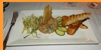 Salmon Tartar - Winston Restaurant, Mt. Kisco, NY - photo by Luxury Experience