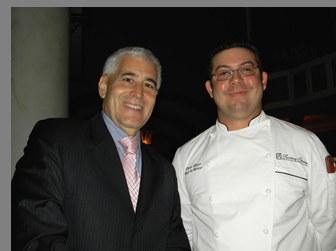Chef Steve Batur, Edward F. Nesta - photo by Luxury Experience