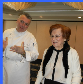 Chef Tripp and Ms. Mary Tagliatela  - photo by Luxury Experience