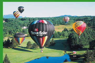 Hot Air Ballon Festival  - Stoweflake Mountain Resort, Stowe, VT, USA