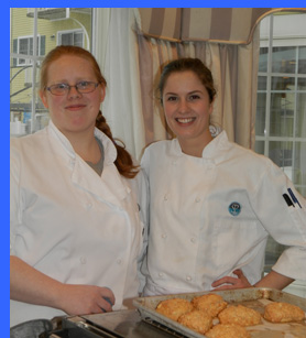 Pastry Chef Jillian and Chef MaCkensie  - photo by Luxury Experience
