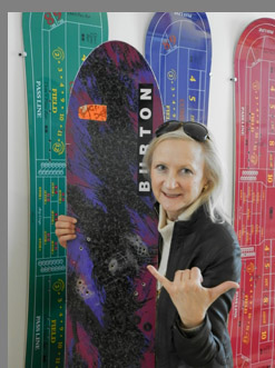 Debra Argen at --Vermont Ski and Snowboard Museum, Stowe, VT, USA -photo by Luxury Experience 