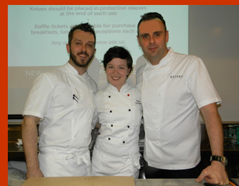 Chef Glocker, Chef Bob Little, Pastry Chef Paula Corrigan - New York Culinary Experience - photo by Luxury Experience 