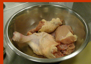 Chicken Pieces for Chicken Tagine Chef Einat Admony - New York Culinary Experience - photo by Luxury Experience