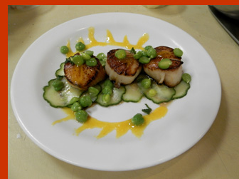 Scallops with Lemon and Tarragon - New York Culinary Experience - photo by Luxury Experience