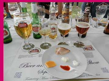 Beer and Food pairing -photo by Luxury Experience