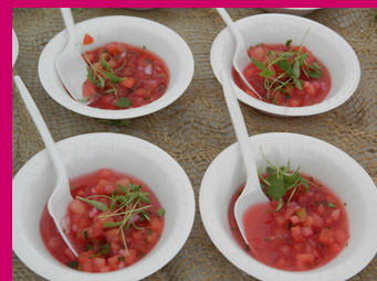 Watermelon Soup - Geronimo Tequila Bar and Southwest Grill - photo by Luxury Experience