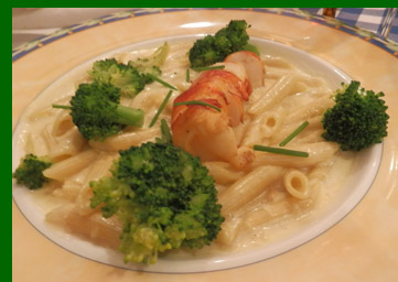 Pasta Lobster - The Forum at Greenbrier Hotel - photo by Luxury Experience