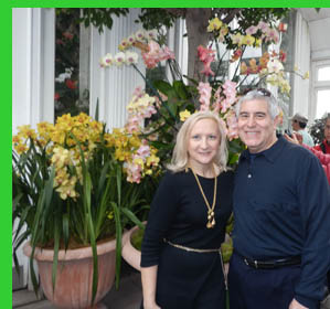 Debra C. Argen and Edward F. Nesta - New York Botanical Garden - NY - photo by Luxury Experience