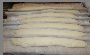 baquette dough on couche- photo by Luxury Experience 