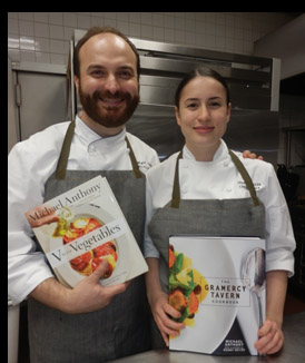 Pastry Chef Miroslov Uskokovic and Pastry Sous Chef Lindsay Bittner- photo by Luxury Experience