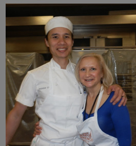 ICC Instructor Johnson Yu and Debra Argen - Photo by Luxury Experience