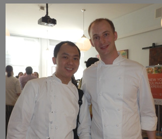 Chef Chung, Chef Hiegel - NYCE 2016 - photo by Luxury Experience