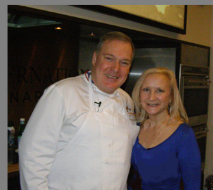 Chef Jacques Torres, Debra C. Argen - NYCE 2016 - photo by Luxury Experience