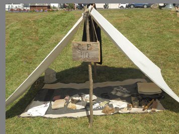 Civil War Pup Tent - Booth Memorial Park & Museum- Stratford, CT, USA - photo by Luxury Experience 