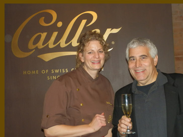 Geraldine Muller Maras and Edward F. Nesta - Cailler Chocolate - photo by Luxury Experience
