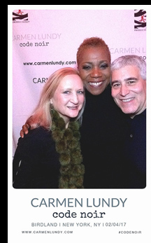 Carmen Lundy, Debra Argen, Edward Nesta - Birdland Jazz Club - photo by Luxury Experience