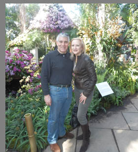 Edward F. Nesta and Debra C. Argen - New York Botanical Gardesn - photo by Luxury Experience