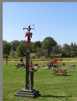Catskill Distilling Company - Lawn Sculpture - photo by Luxury Experience