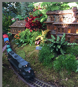 Jordan L. Mott House - New York Botanical Garden - The Holiday Train Show - photo by Luxury Experience