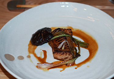 Torched Black Cod - OKO Kitchen - Photo by Luxury Experience