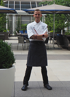 Chef Mitchel Eldridge -- Juniper at Fairmont Washington DC - photo by Luxury Experience 