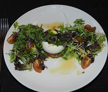 Tomato and Burrata salad - - Juniper at Fairmont Washington DC - photo by Luxury Experience