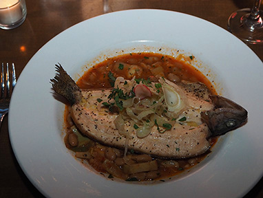 Beaverkill Trout - Woodnotes Grille - Emerson Resort & Spa- photo by Luxury Experience
