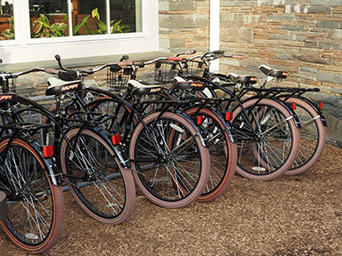 Bicyles to ride at Emerson Resort & Spa - Mt. Tremper, NY - photo by Luxury Experience