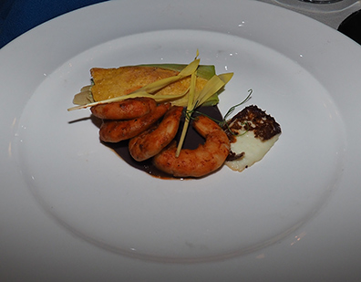 Adobo Braised Shrimp - The Culinary Institute of America - photo by Luxury Experience