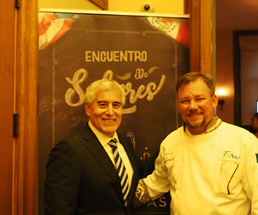 Chef Angel Garcia and Edward Nesta - Photo by Luxury Experience