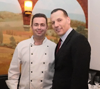 Chef Eddie and Owner Steve H - Tuscany Steakhouse, NY, NY, USA - photo by Luxury Experience