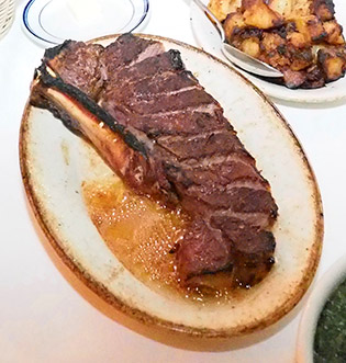 New York Sirloin Steak - Tuscany Steakhouse, NY, NY, USA - photo by Luxury Experience