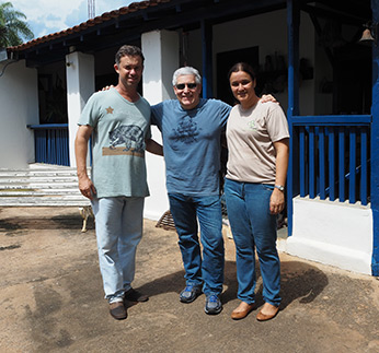 Rodrigo and Renata Queiroz - Pousada Pequi Owners and Edward F. Nesta - Pousada Pequi - Aquidauana, Mato Grosso, do Sul, Brazil - photo by Luxury Experience