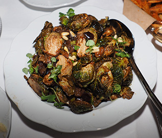 Brussels Spouts - The Chandler Steakhouse - MGM Springfield - photo by Luxury Experience