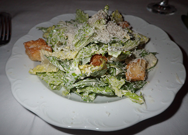 Caesar Salad - The Chandler Steakhouse - MGM Springfield - photo by Luxury Experience