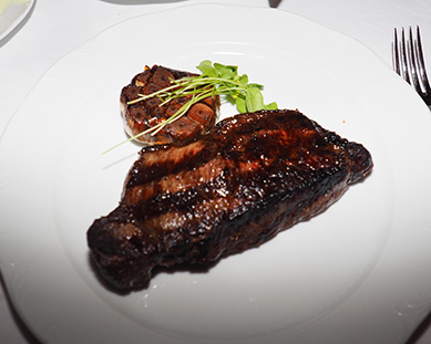 Prime NY Strip Steak - The Chandler Steakhouse - MGM Springfield - photo by Luxury Experience