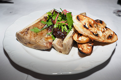Roasted Bone Marrow - The Chandler Steakhouse - MGM Springfield - photo by Luxury Experience