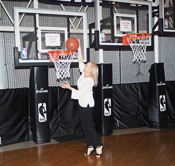 Debra C. Argen - Basketball Hall of Fame - photo by Luxury Experience
