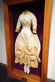 1878 Wedding Gown - National Automobile Museum - Reno, Nevada - photo by Luxury Experience