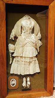 1881 Wedding Gown - National Automobile Museum - Reno, Nevada - photo by Luxury Experience