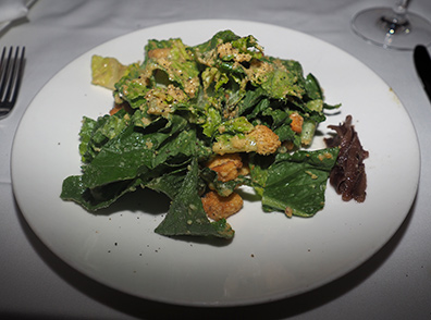 Ceasar Salad - Atlantis Steakhouse - photo by Luxury Experinece