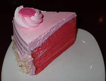 Pink Champagne cake -Executive Pastry Chef Kayline Johnson -  photo by Luxury Experience