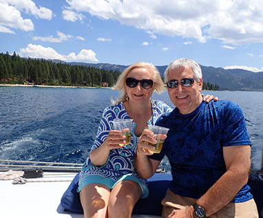 Debra C. Argen and Edward F. Nesta - Lake Tahoe - Photo by Luxury Experience