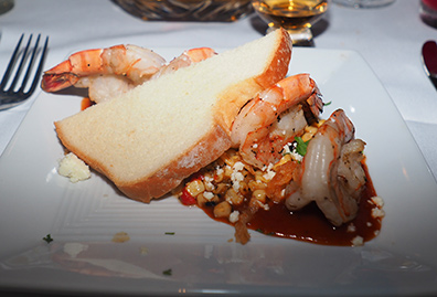 BBQ Shrimp - Bistro Napa - Atlantis Casino Resort Spa - photo by Luxury Experience